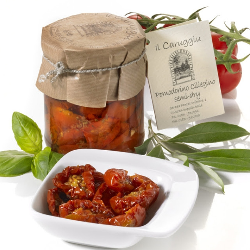 Pomodorini ciliegino semi-dry, halgetrocknete Tomaten