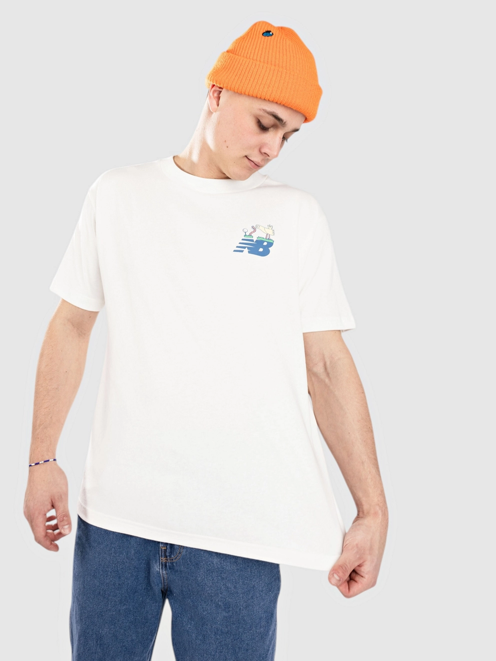 New Balance Athletics Golf Cartoon T-Shirt sea salt