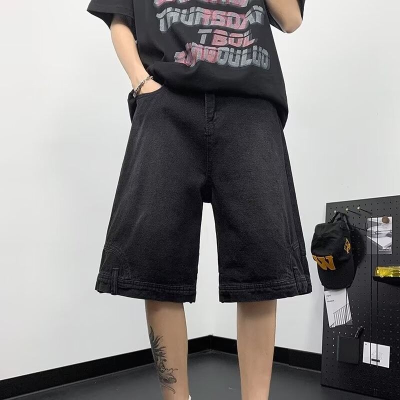 DuckleBeam - Mid Rise Washed Panel Jorts