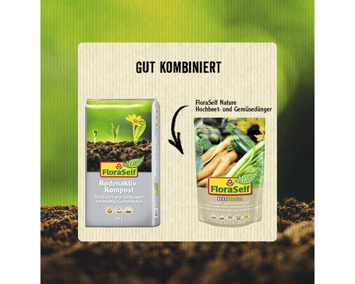 Bodemactiverende compost FloraSelf Nature met biochar 20 L