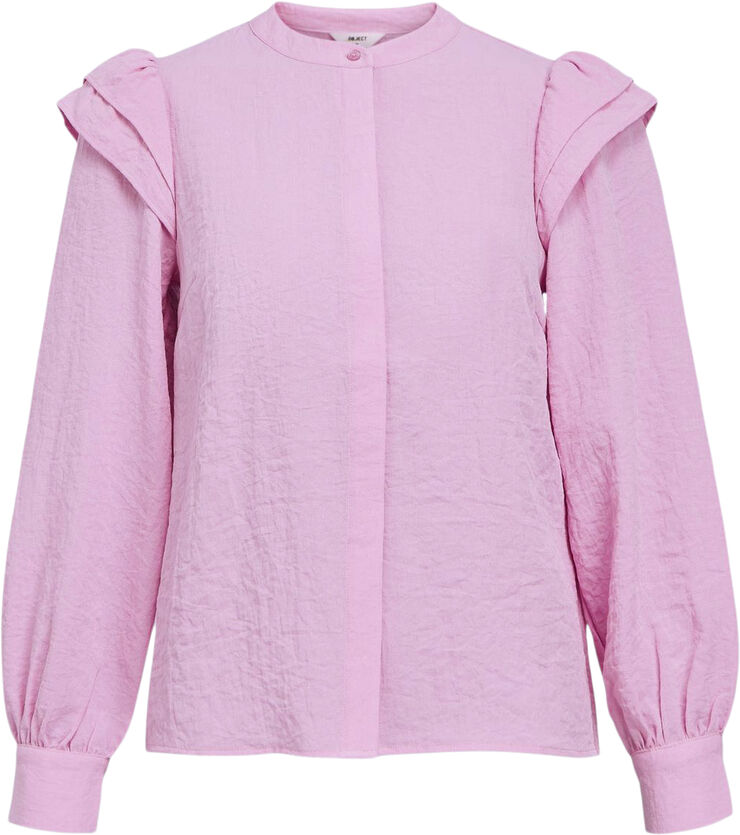 Object OBJSOPHIE L/S SHIRT 131 Pastel lavender