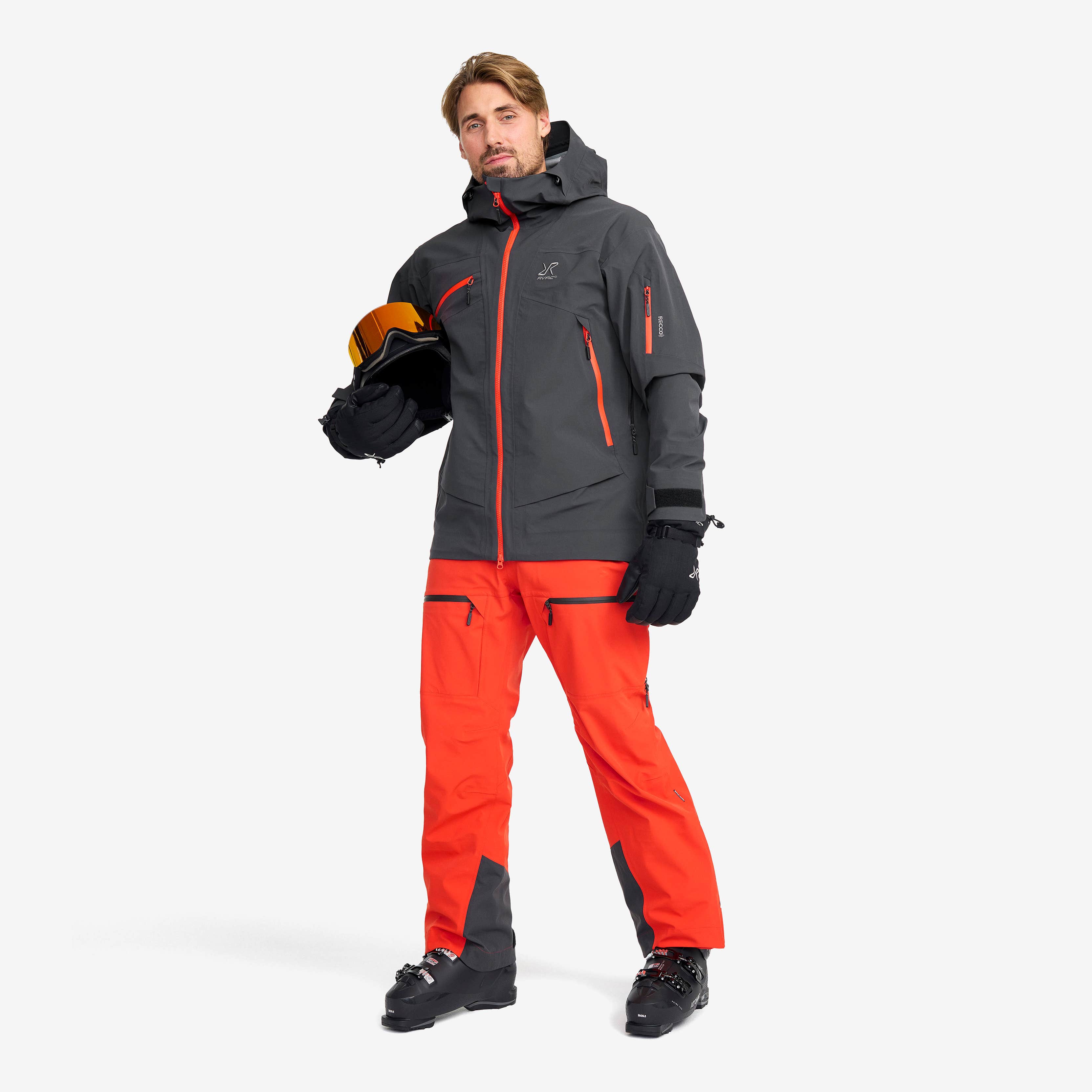Atlas 3L Ski Jacket Herre Anthracite