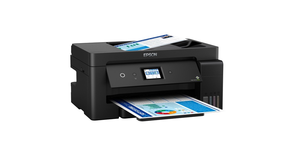 EpsonEcoTank ET-15000 all-in-one inkjetprinter met faxfunctie  (Zwart, Scannen, Kopiëren, Faxen, LAN, Wi-Fi)