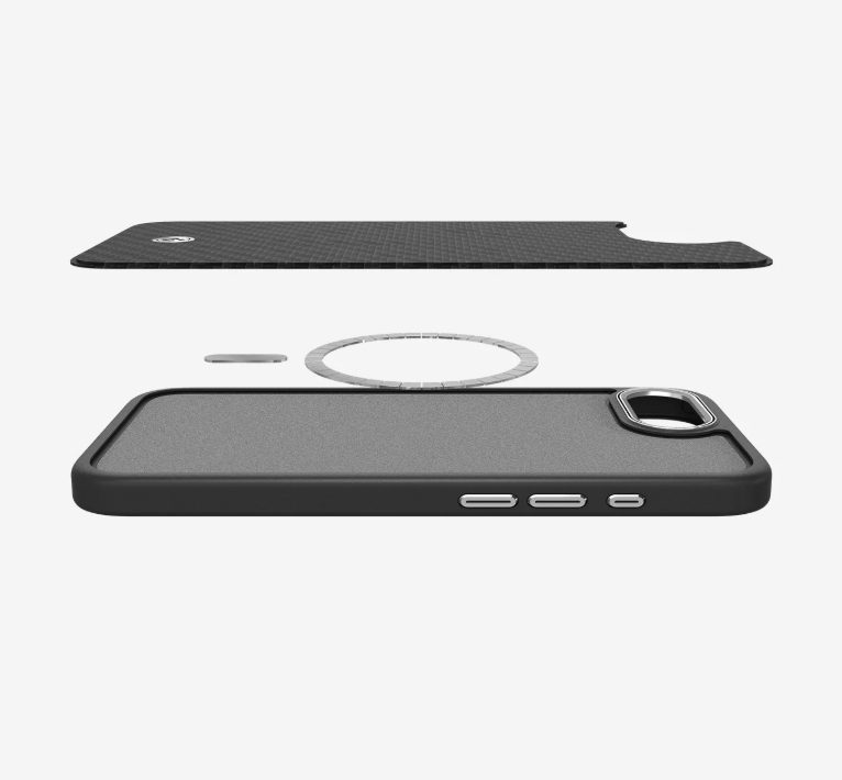 iPhone 16e Enzo Aramid MagSafe Schutzhülle (ACS09153) - Schwarz