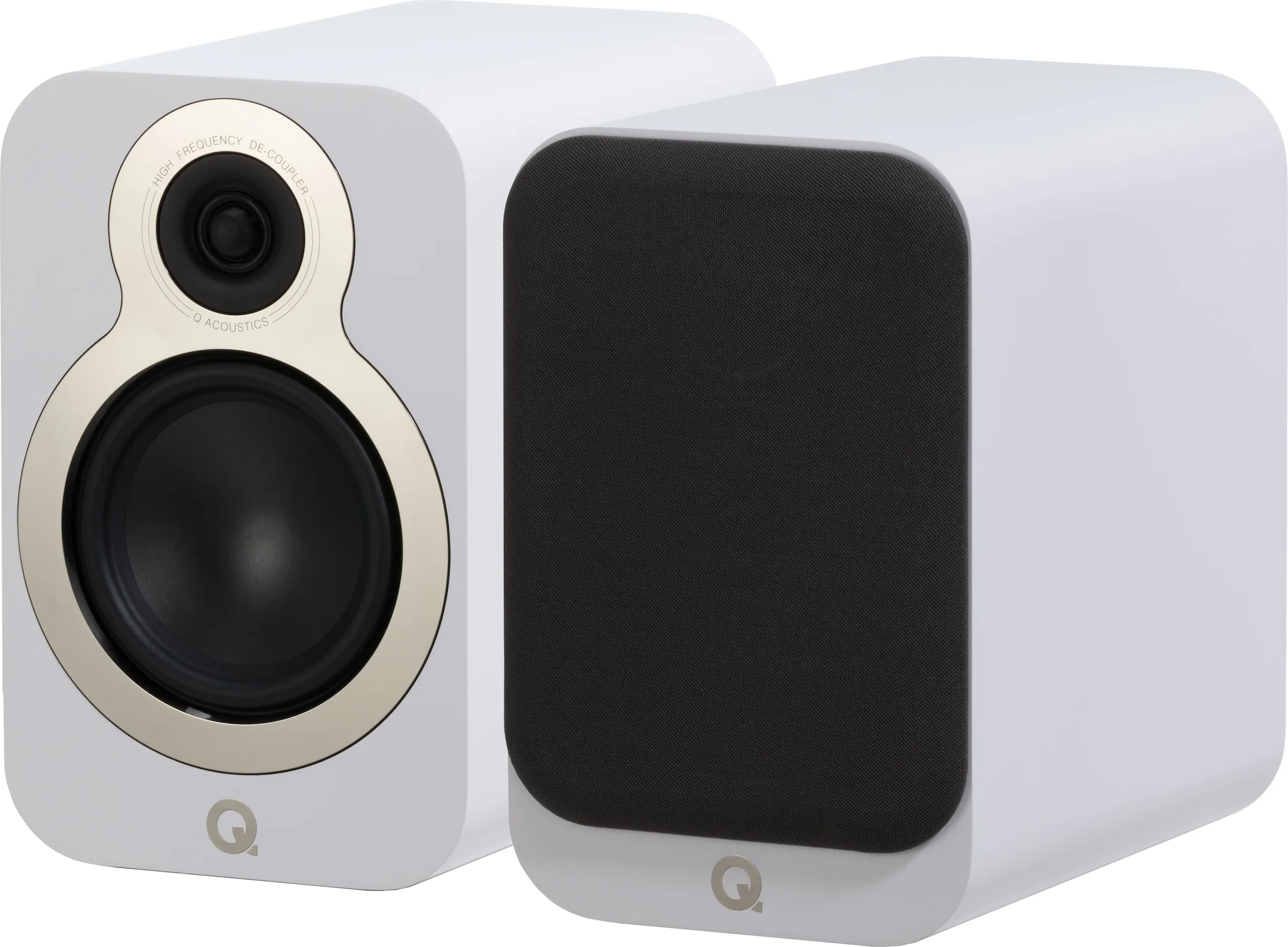 Q Acoustics 3020C Blanc mat (la paire) Enceintes bibliothèque