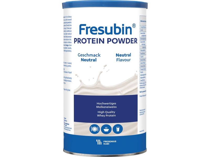 Fresubin Protein Powder Neutral 300 g Geschmacksneutrales Molkeneiweisspulver zum Anreichern von Speisen und Getränken