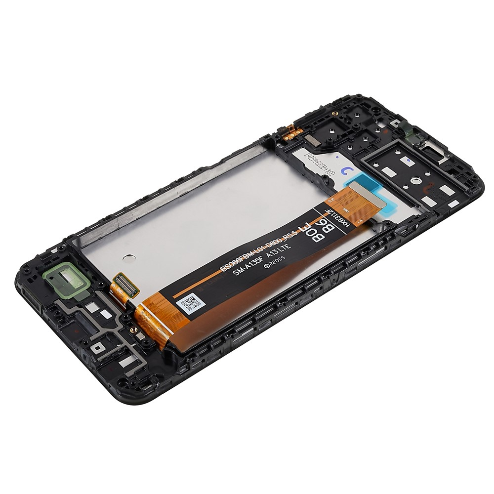 (OEM) Samsung Galaxy A13 Ersatzdisplay LCD Touchscreen Digitizer mit Rahmen Bildschirm Reparatur – Schwarz