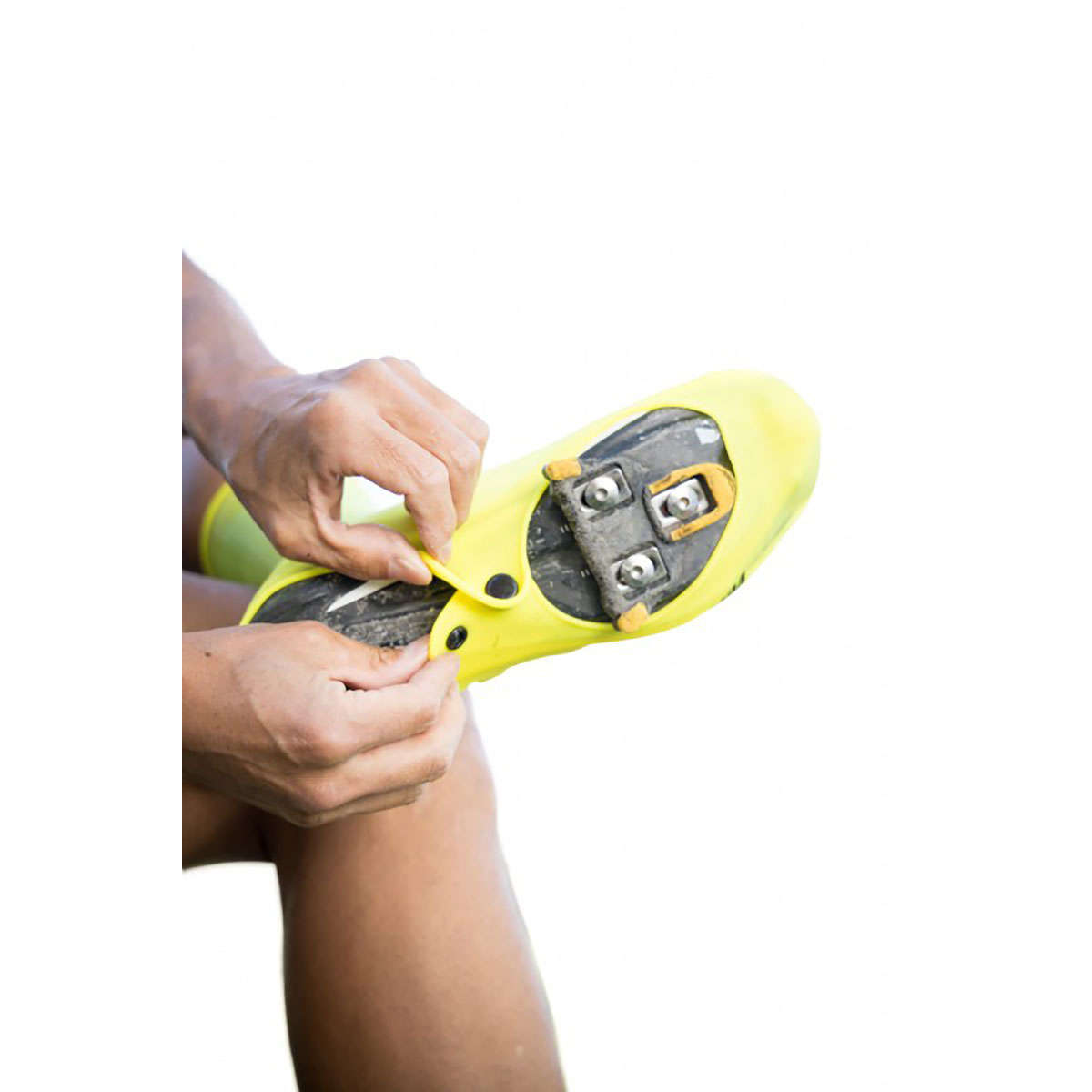 Velotoze Silicone Overschoenen Fluo Geel