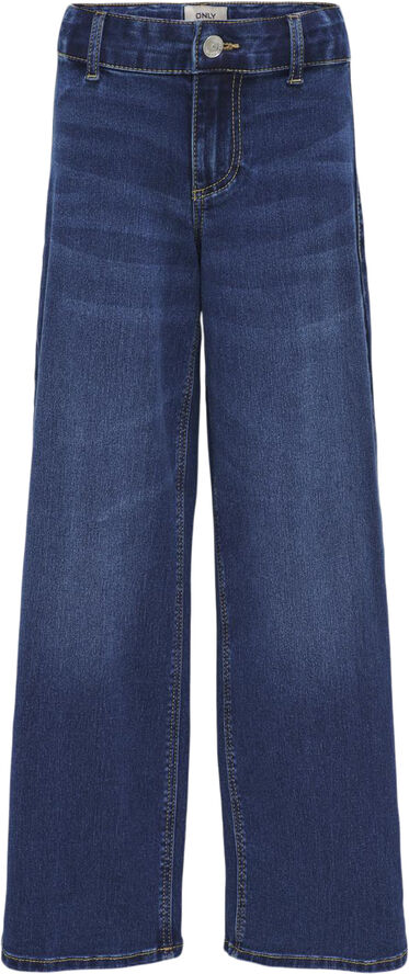 ONLY KOGSYLVIE CLEAN WDE LEG DNM BJ13964 Dark blue denim