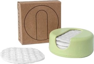LASTROUND Wiederverwendbare Wattepads grün