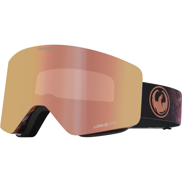 Masque de ski DRAGON R1 OTG BONUS AMETHYST/LLROSEGOLDION+LLLTROSE