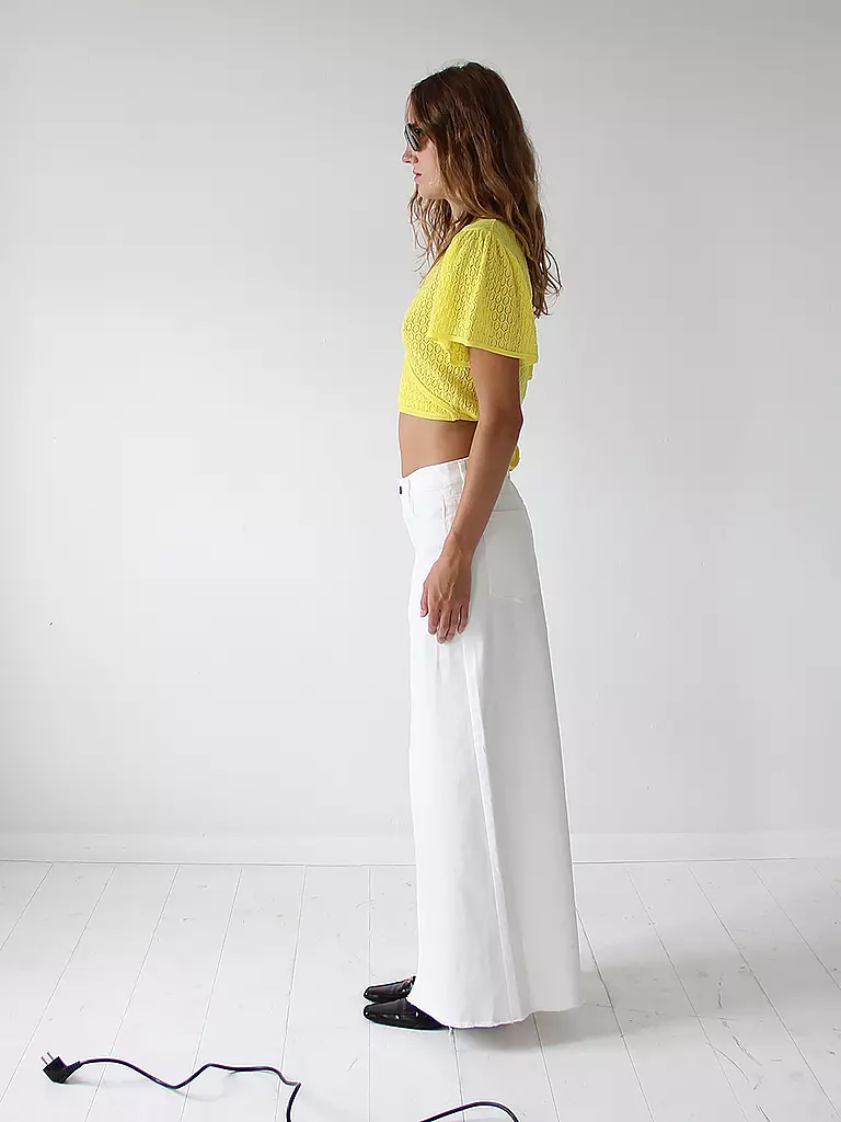 DESIGNERS REMIX Jeansrock creme