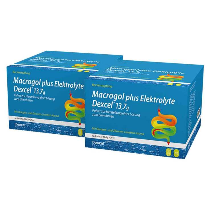 Macrogol plus Elektrolyte Dexcel 13,7 g Ple, 100 St