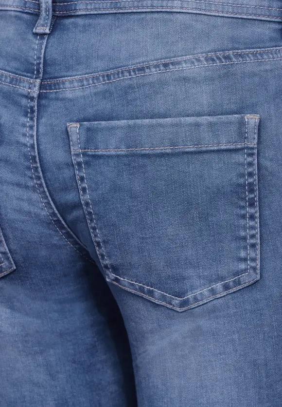 Slim Fit Jeans - light blue random wash