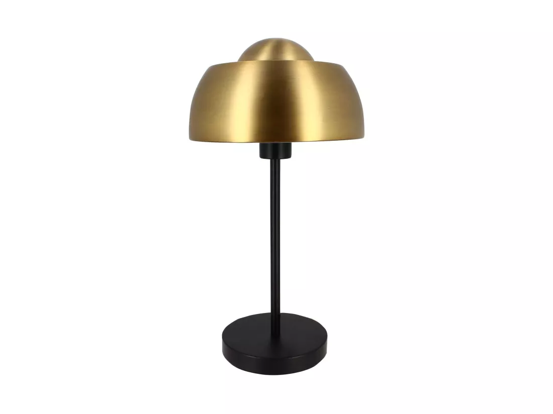 Now's Home - Lampe A Poser En Metal Noir Et Dore H45cm Nomaa