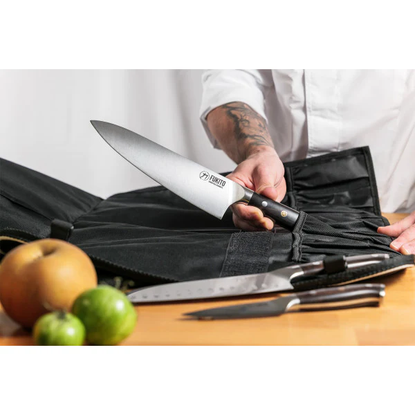 Trousse 5 couteaux de cuisine Fukito Ebène X50 Fukito