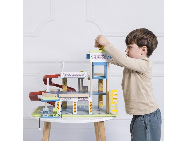 LE TOY VAN Spielzeuggarage Die grosse Garage Spielzeuggarage mit 3 Ebenen