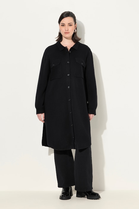 Shaket, Shirtjacke, Hemdkragen, Langarm