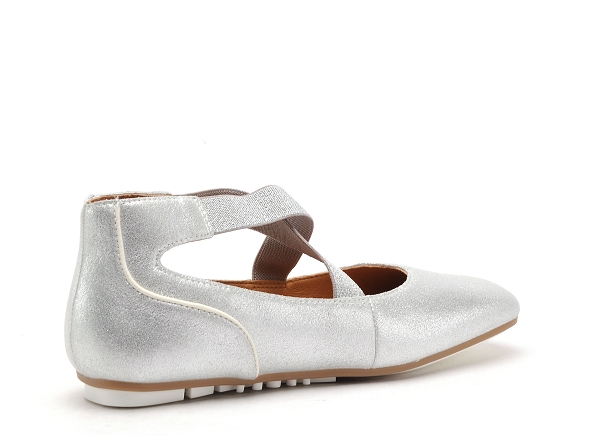 Mamzelle ballerines femme kombu argent