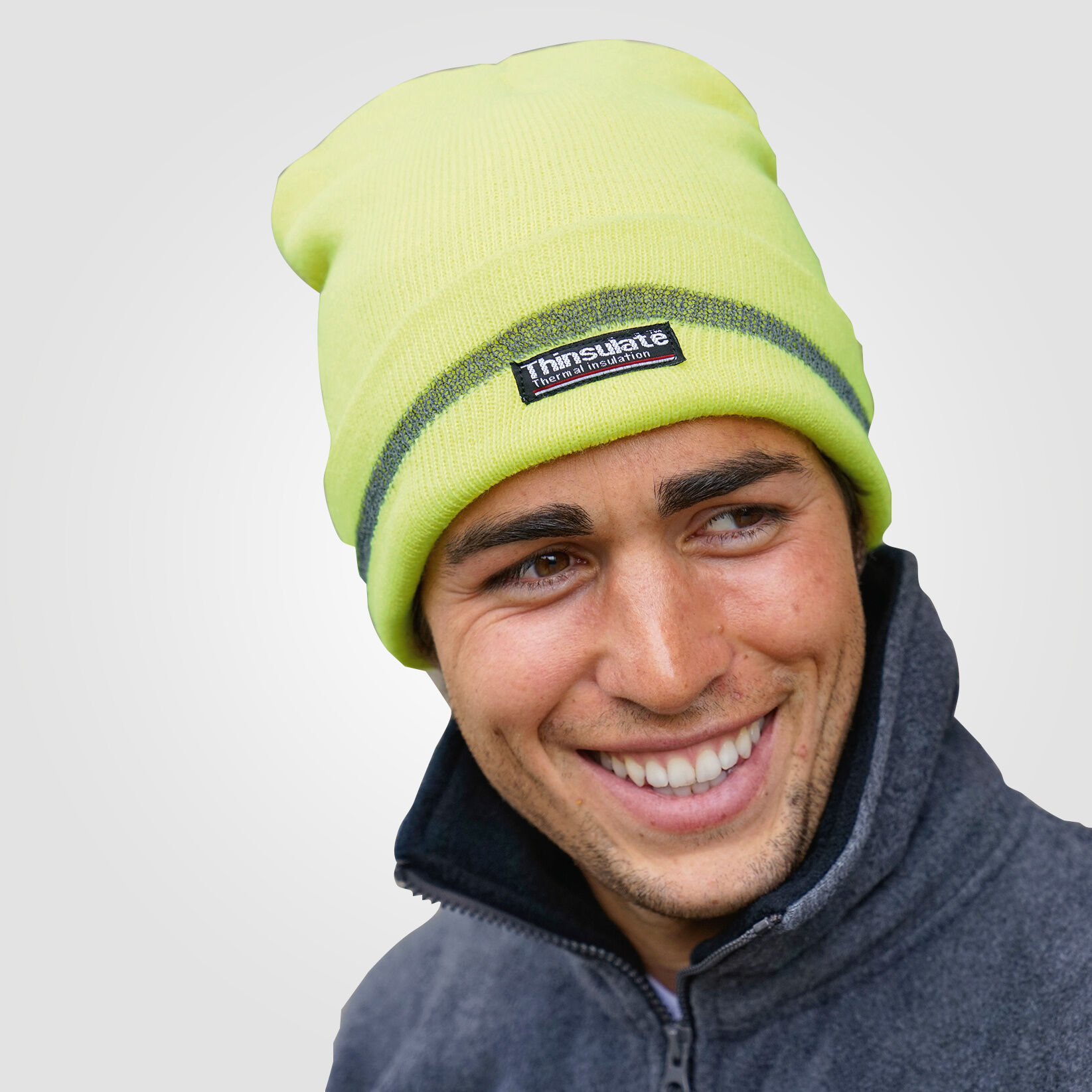 Strickmütze neon