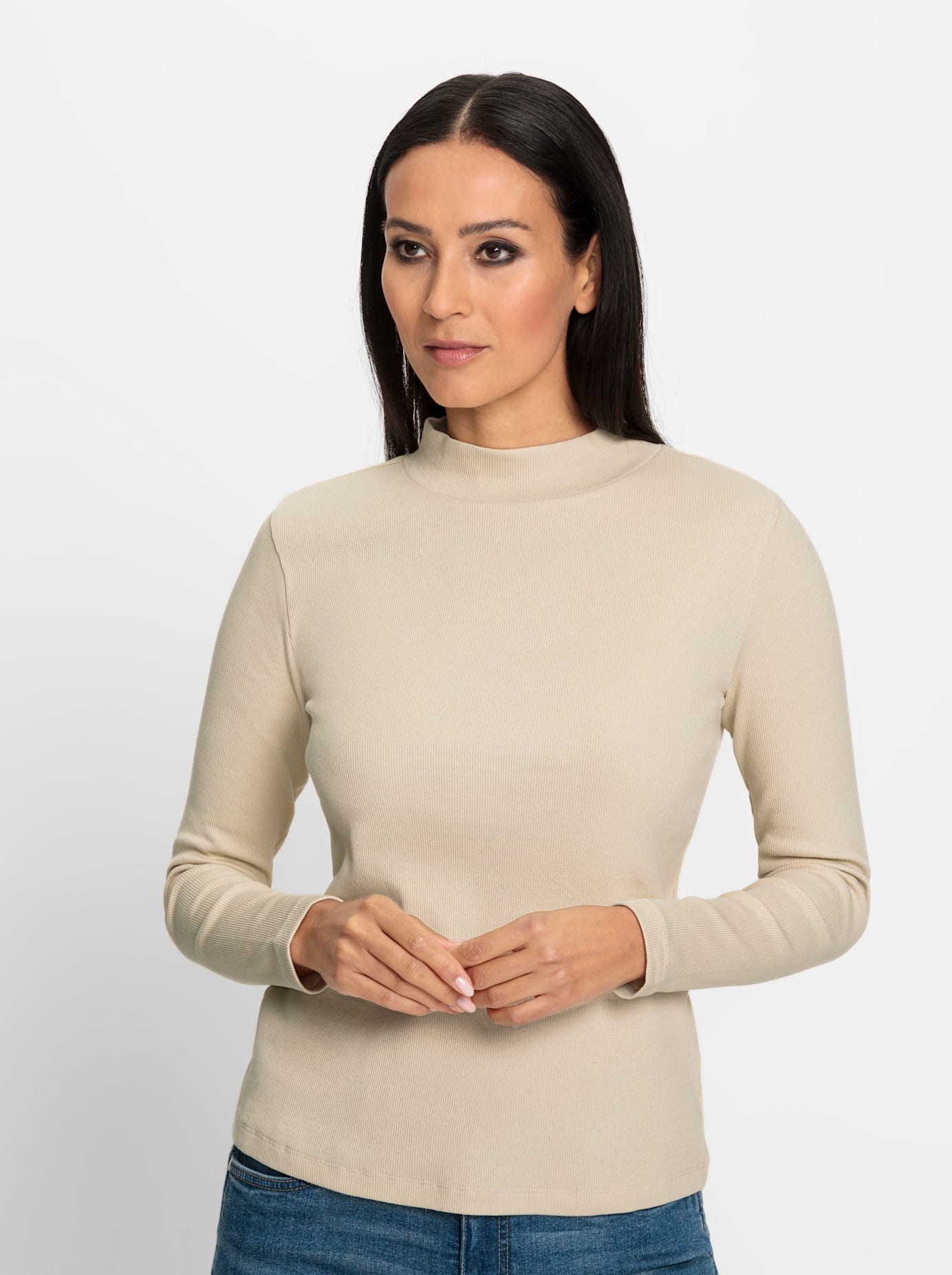 heine Stehkragenshirt »Shirt«, 1 Stk.