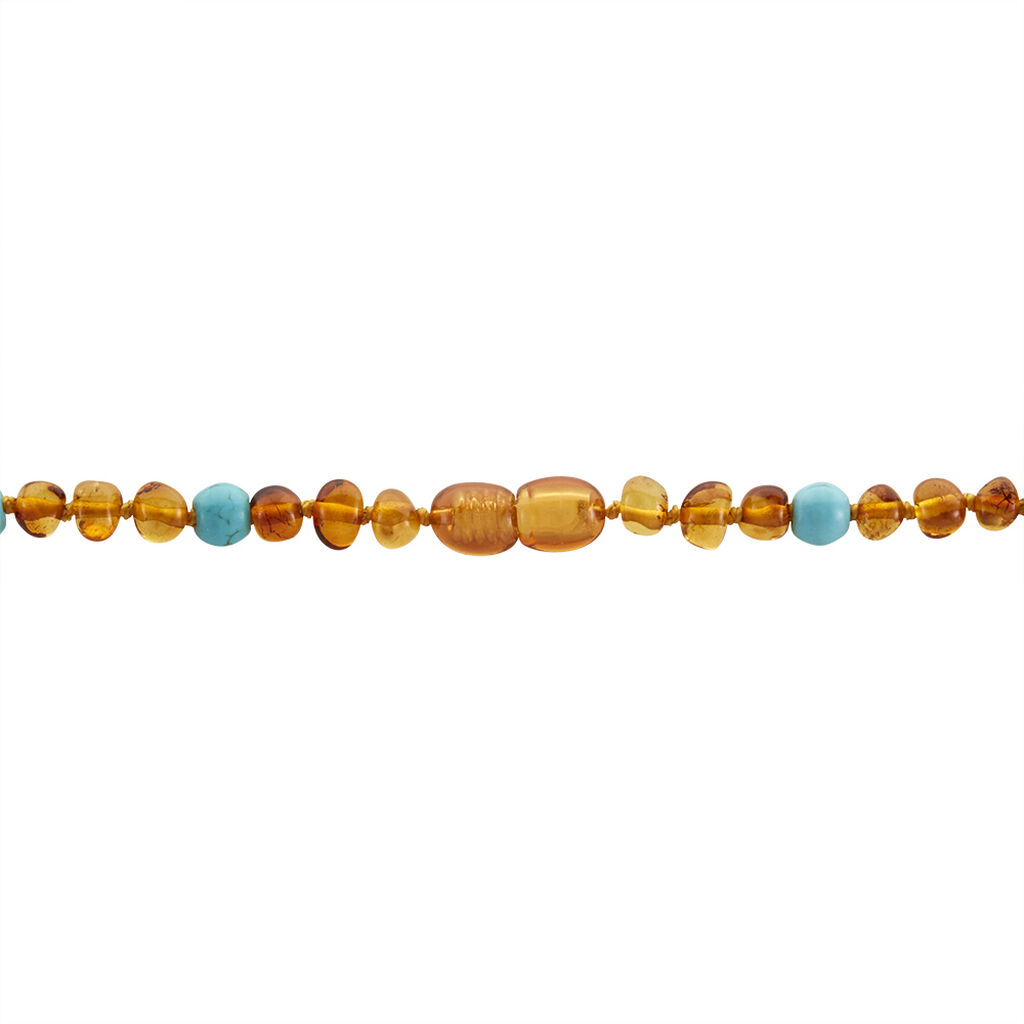 Collier Bébé Morrell Ambre Turquoise
