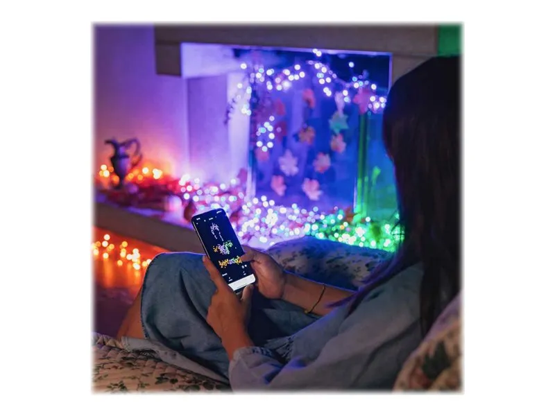 Twinkly Cluster 400 LED'er flerfarvet RGB - 6 meter/400 lys