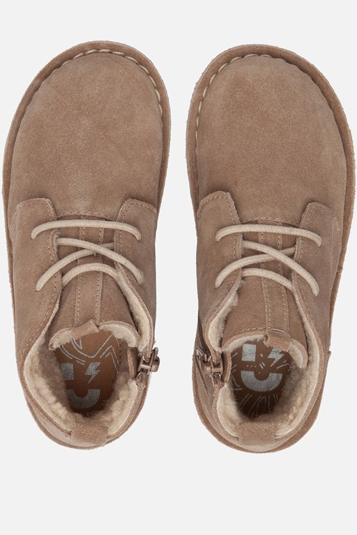 Muyters Veterboots beige Leer