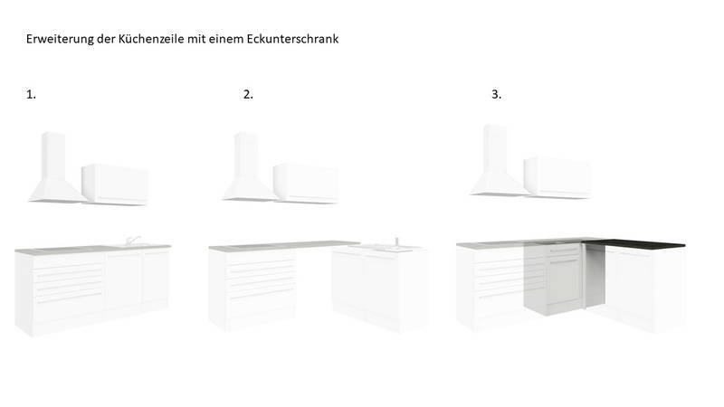 Yourkitchen Eckunterschrank JAZZ