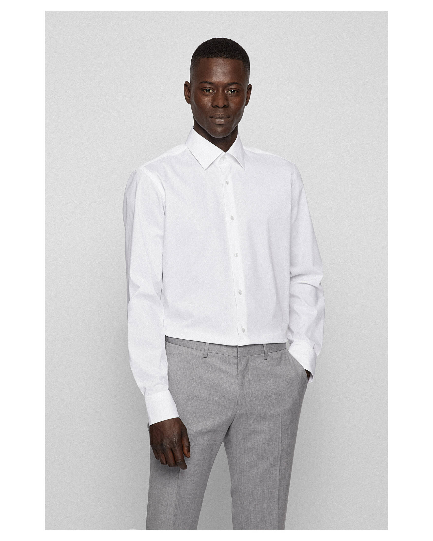 BOSS| Herren Hemd H-JOE-KENT-C1-214 Regular Fit Langarm