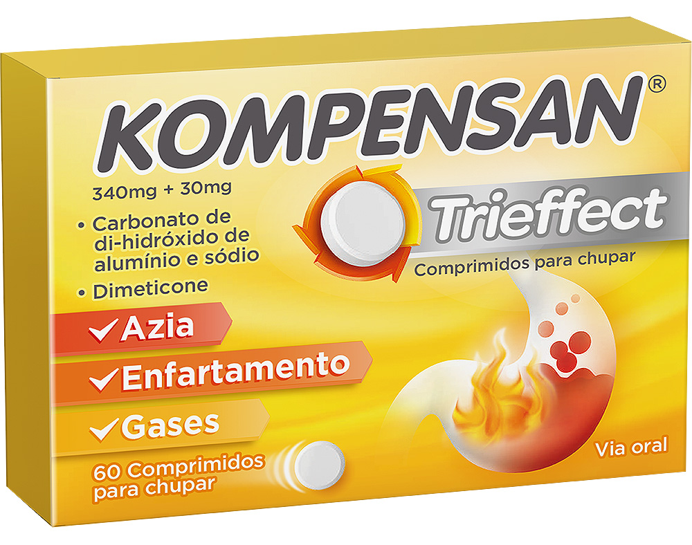 COMPRIMIDOS KOMPENSAN TRIEFFECT 340MG 30MG 60UN