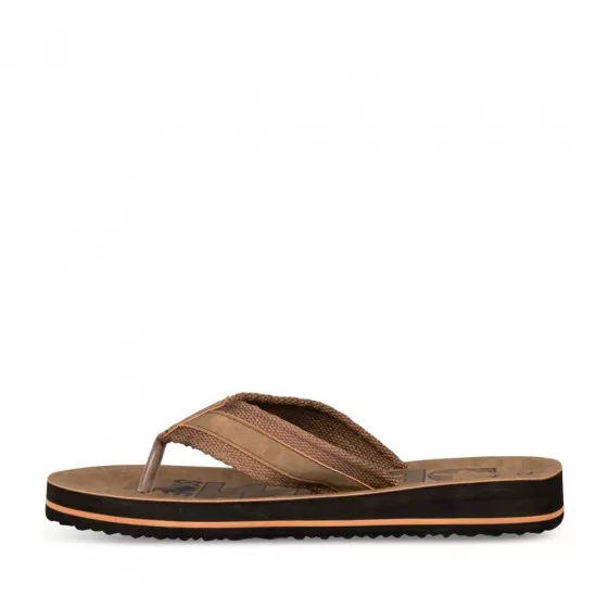 Tongs MARRON DENIM SIDE