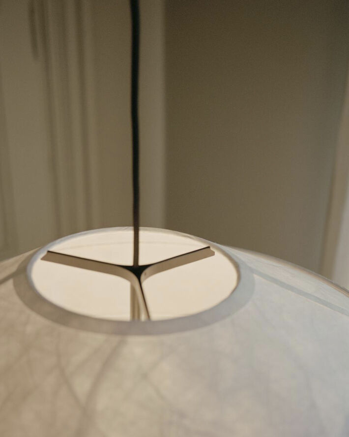 New Works Kite Pendant 1W, White, Ø55, EU-UK-AU White tyvek