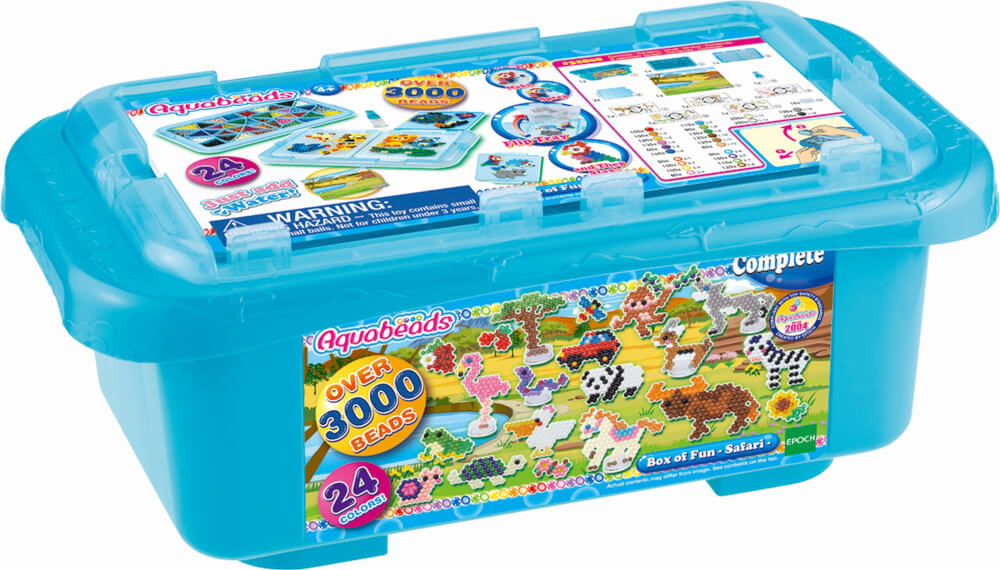 EPOCH Aquabeads 32808 Mega Bastelbox Safari 3000 Stück