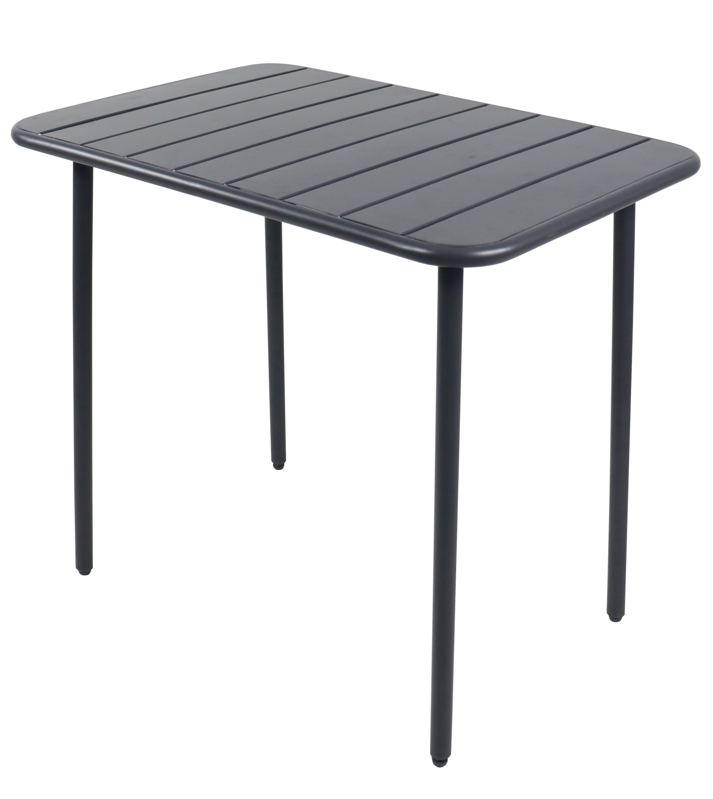 Gartentisch SUMILA - schwarz - 80x55 cm