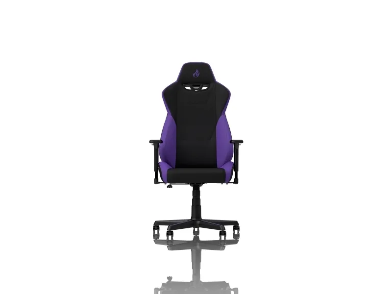 Nitro Concepts S300, Polstret vatteret sæde, Polstret vatteret ryglæn, Sort, Lilla, Sort, Lilla, Stof, Skum, Stof, Skum