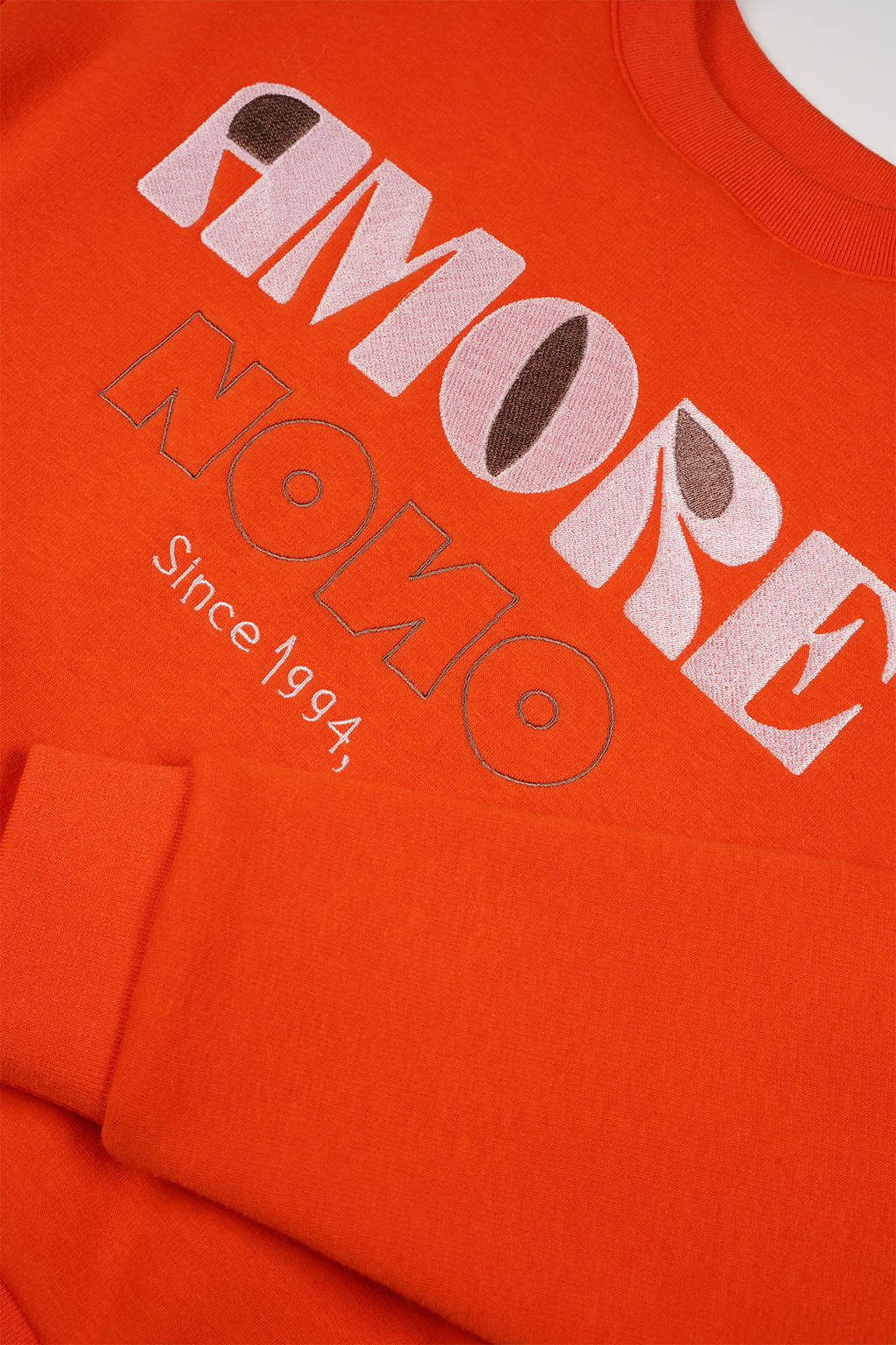 NONO sweater Konono met tekst felrood