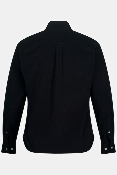 Cordhemd, Langarm, Buttondown Kragen, Modern Fit, bis 8 XL
