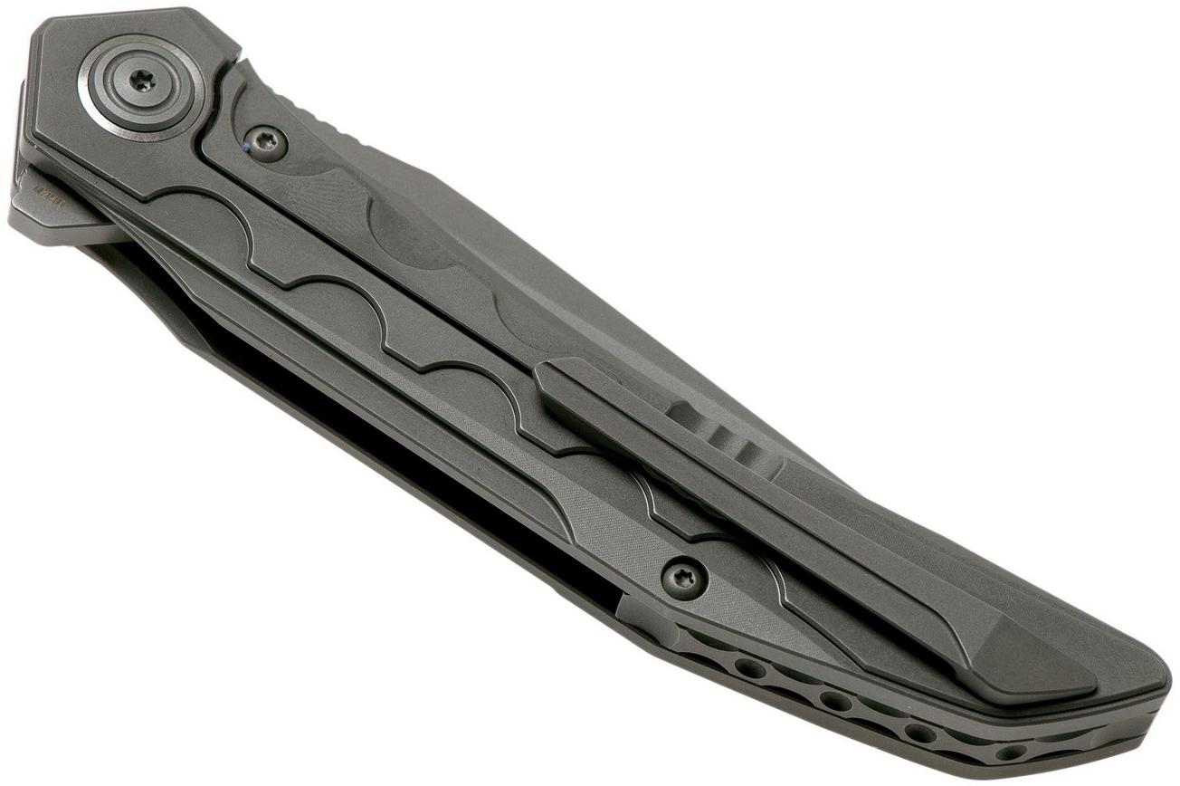 Bestech Samari BT2009A Titanium Grey zakmes, Kombou design