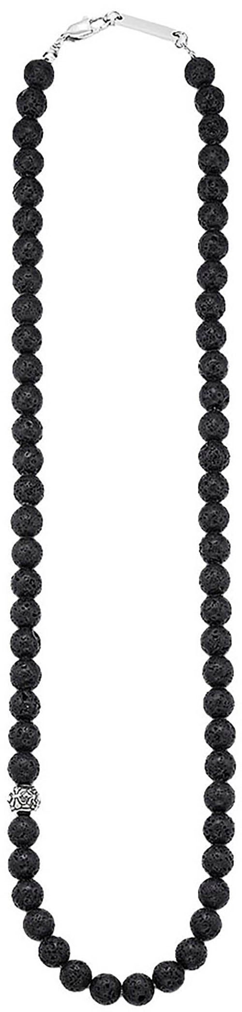 Bruno Banani Edelstahlkette »Schmuck Geschenk Lavasteinkette« mit Lavastein