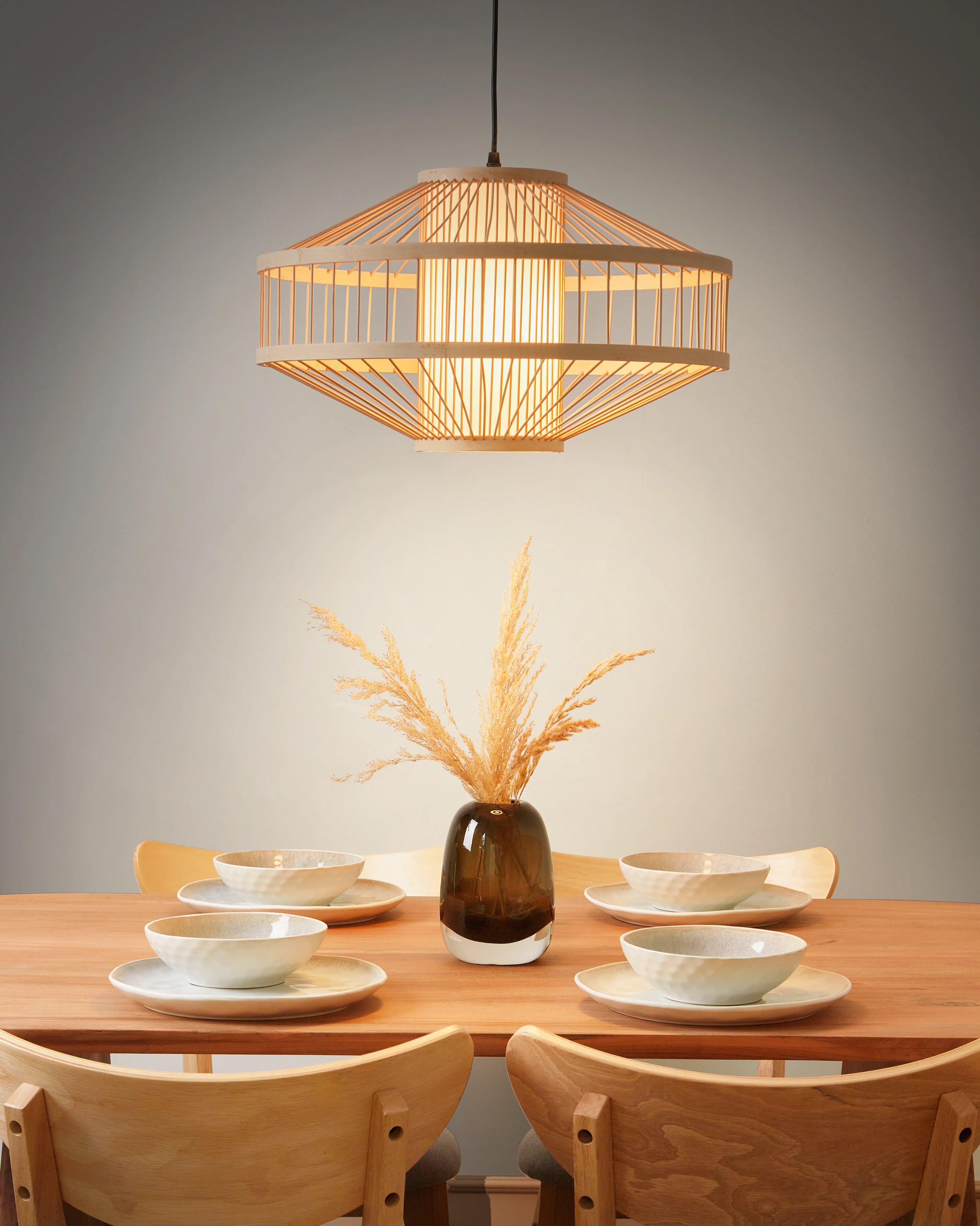 Hanglamp KARAJ Bamboehout Natuurlijk