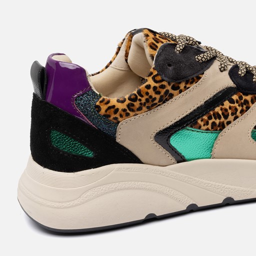 Ann Rocks Sneakers zwart Suede