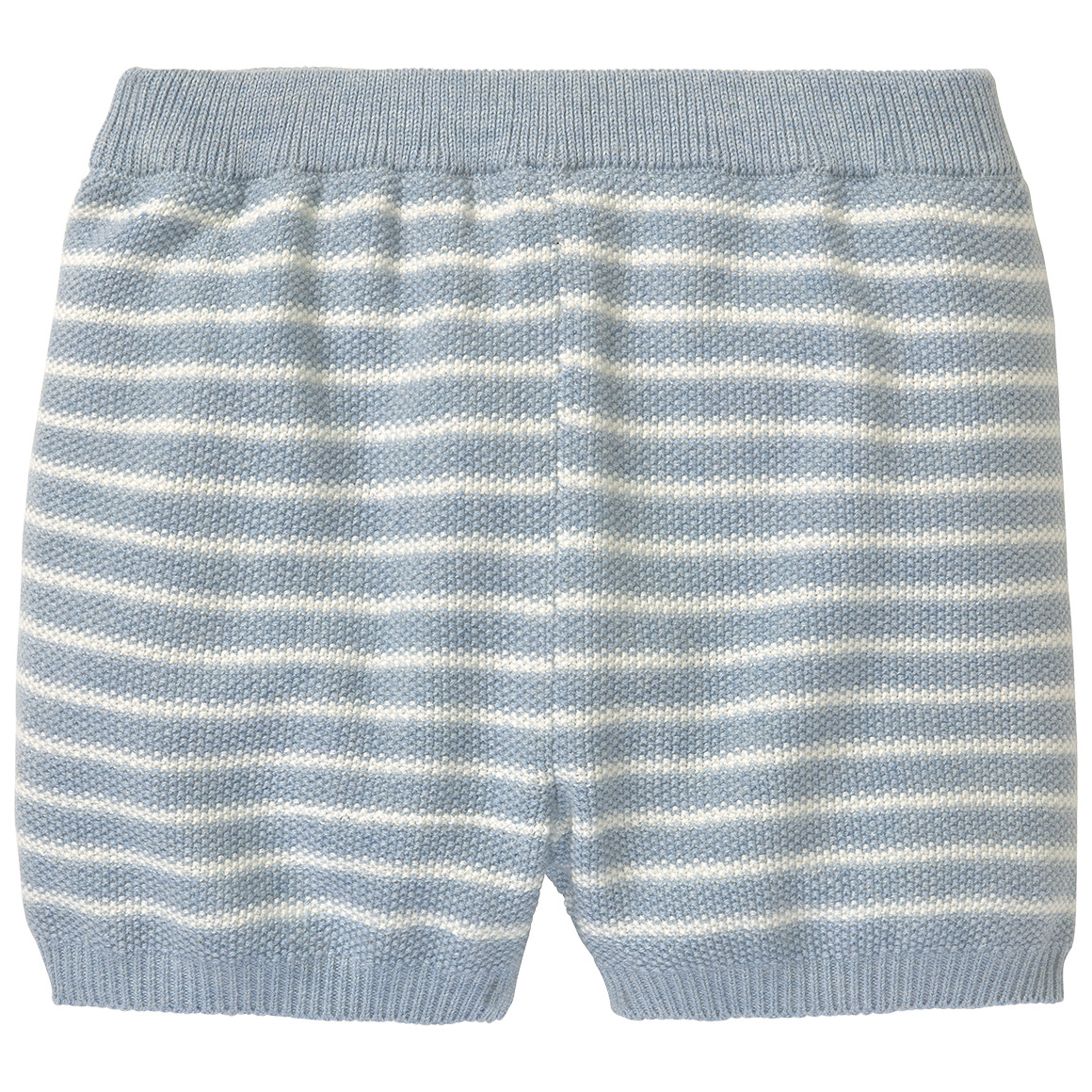Topomini Pure Collection Newborn Strick-Poloshirts und Shorts im Set hellgrau / weiss