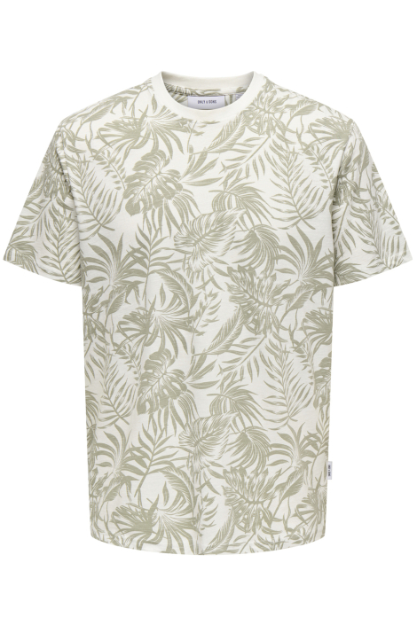 Only & Sons witte heren t-shirt