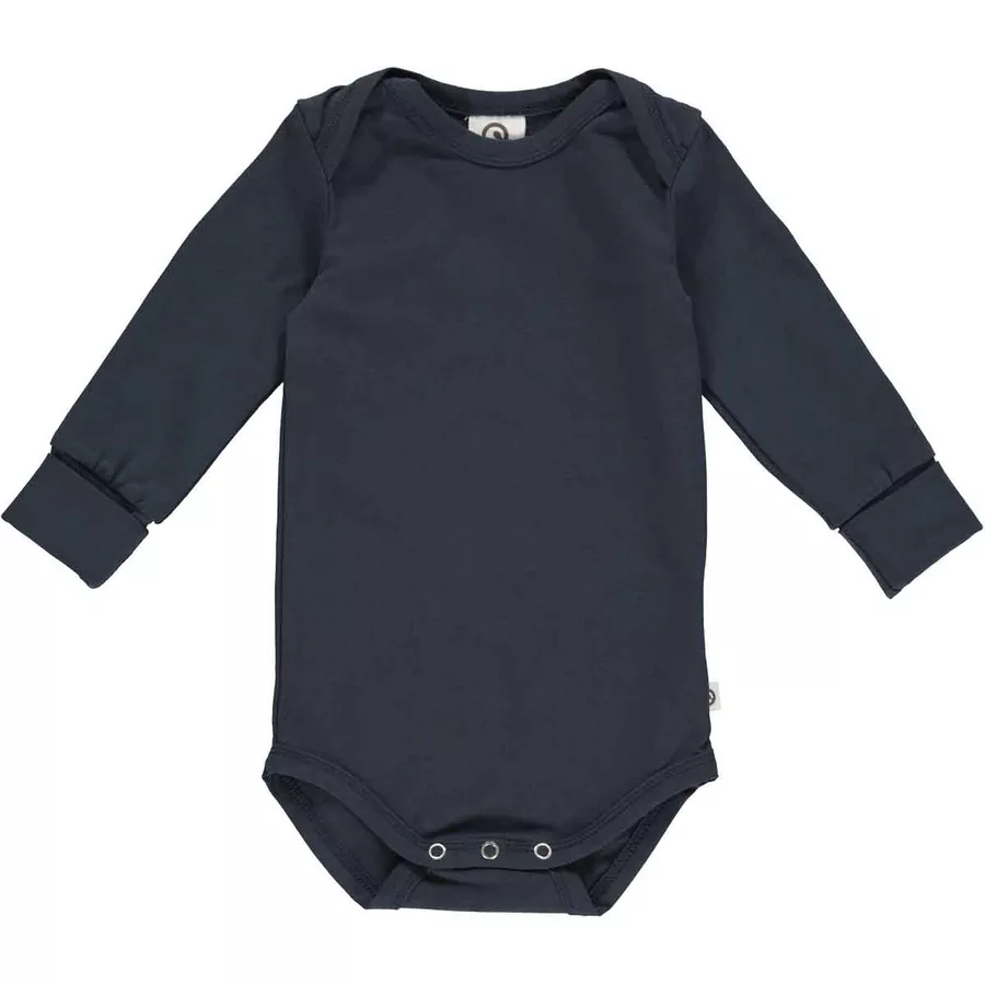 Müsli Langarmbody 3er-Pack bluebluecream