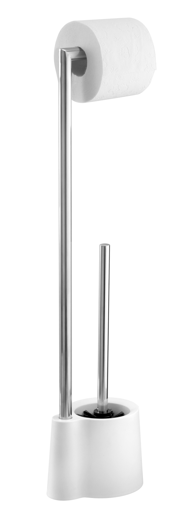 Wenko Avola wc-boy RVS glanzend/wit