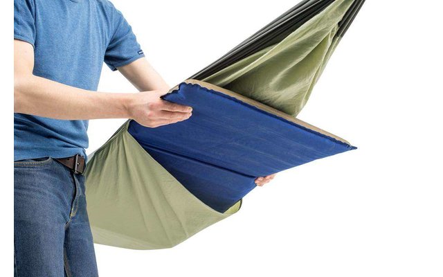 Amazonas Hängematte Silk Traveller Thermo grün
