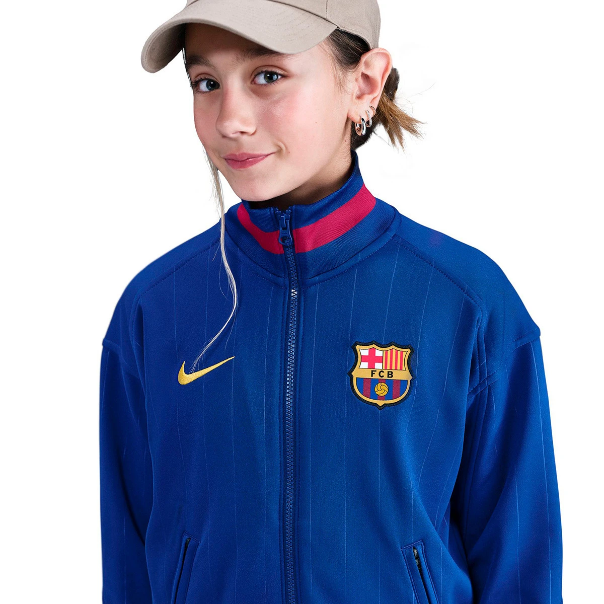 Casaco Nike FC Barcelona Pre-Match 2025-2026 Criança
