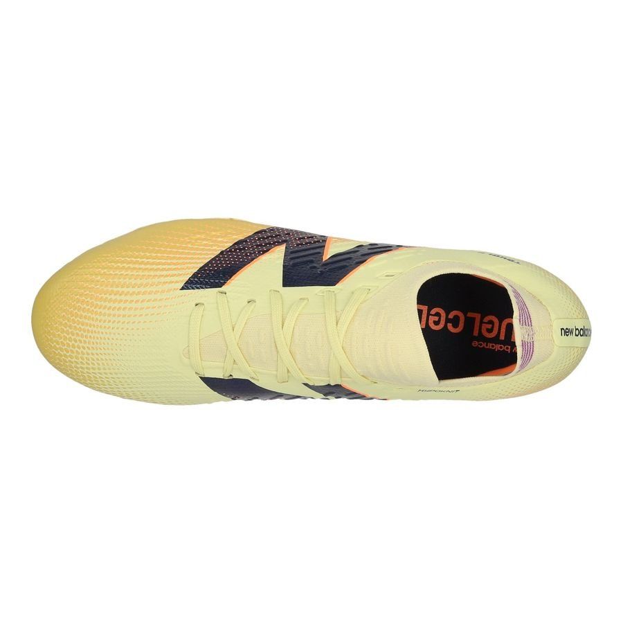 New Balance Tekela V4 Pro Low FG Energy Rush - Parchment/Noir/Orange
