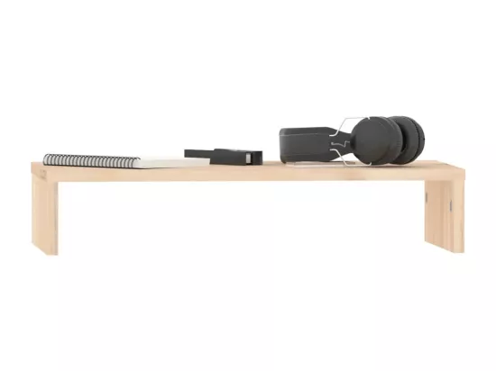 Support pour moniteur 50x27x10 cm Bois de pin solide